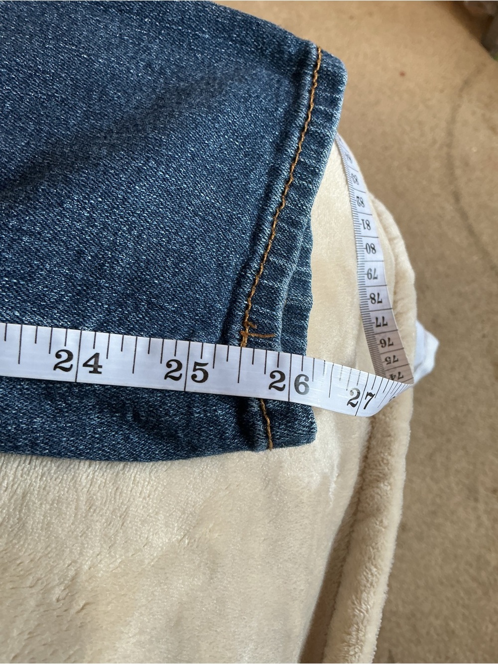 lei Junior's/Women’s Dark Blue Distressed Classic Skinny Button Up Jeans Size 15 - Picture 12 of 13